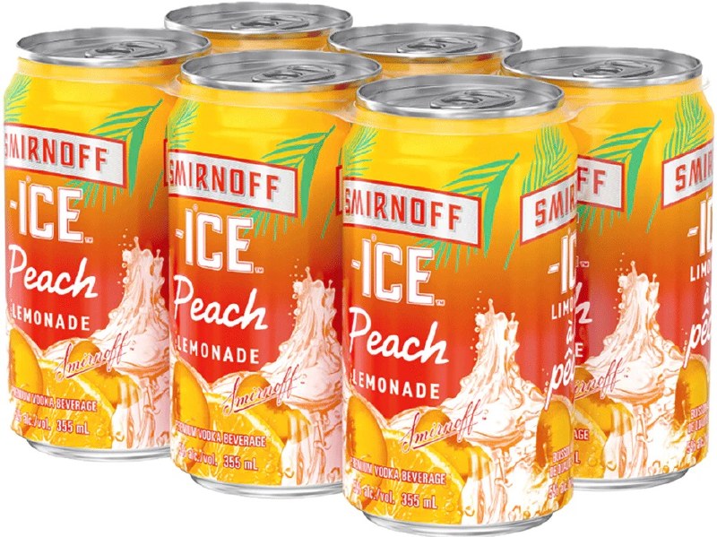 6C Smirnoff Ice Peach Lemonade - Rayzr's Cellar